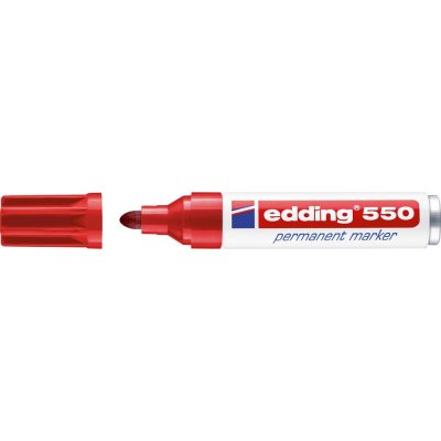 Permanentní popisovač 550 červený edding