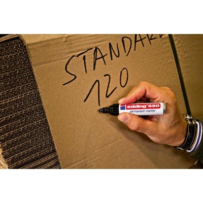 Permanentní popisovač 550 modrá edding - obrázek