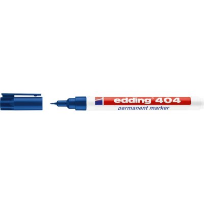 Permanentní popisovač 404 Šířka čáry 0,75 mm modrý edding