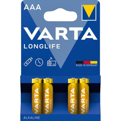 Baterie LONGLIFE VARTA AAA 4 ks v blistru