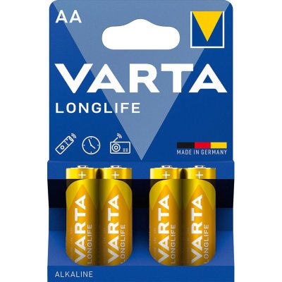 Baterie LONGLIFE VARTA AA 4 ks v blistru