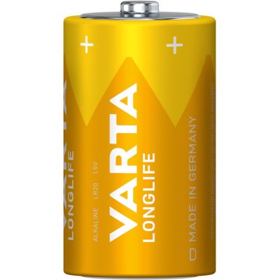 Baterie LONGLIFE VARTA D 2 ks v blistru - obrázek