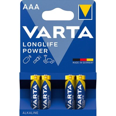Baterie LONGLIFE VARTA Power AAA 4 ks v blistru