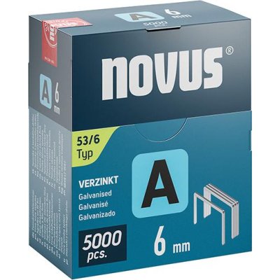 Sponka z jemného drátu A Typ 53/6 mm ST sklopné-FS N Bal.j. po 5000 ks