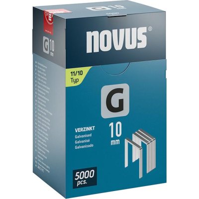 Sponka z plochého drátu G Typ 11/12 mm Novus Bal.j. po 600 ks