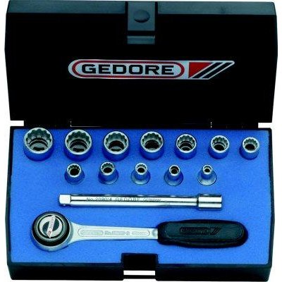 Sada nástrčných klíčů 1/4" 14 ks D20 DMU-3 Gedore