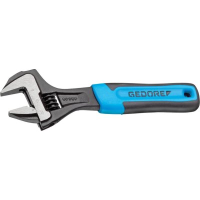 Stavitelný klíč 8" 206 mm fosfátovaný s dvousložkovou rukojetí Gedore