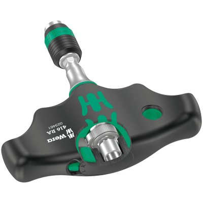 Příčná rukojeť s ráčnou 1/4" Úchyt bitů Wera - obrázek
