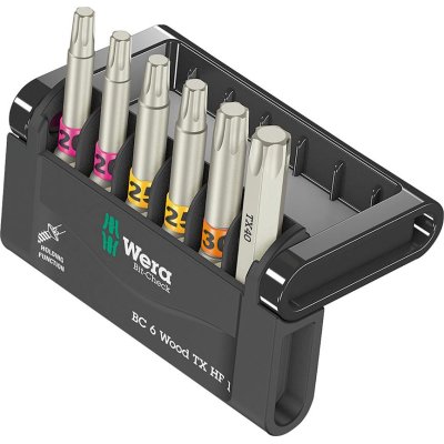 Sada bitů Bit-Check 6 Wood TX HF 1 Wera