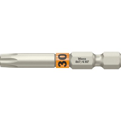 Bit extra tvrdý 1/4" DIN 3126 E6,3 T30x50mm přídržná funkce Wera
