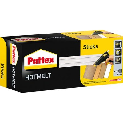 Patrony s lepidlem do tavné pistole Pattex, vysoká pevnost, průhledné balení 1kg Henkel