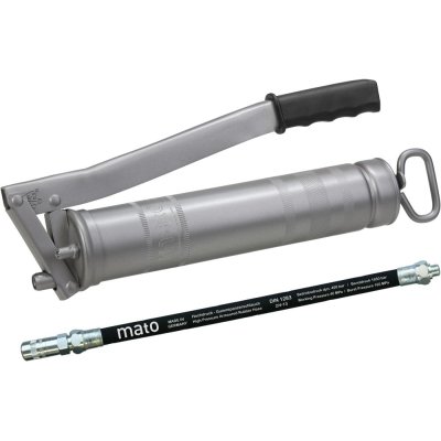 Celokovový mazací lis E500 s hadicí M10x1 400g kartuše /500g volně MATO