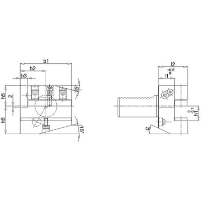 VDI držák DIN69880 B2A-40x25x44 - obrázek
