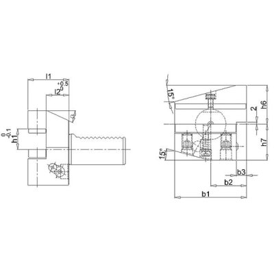 VDI držák DIN69880 B3A-30x20x40 - obrázek