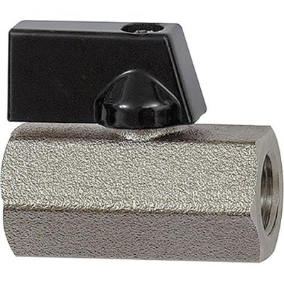 Mini kulový kohout valve line Křídlová rukojeť, IG/IG G 3/8", PN 10, mosaz RIEGLER