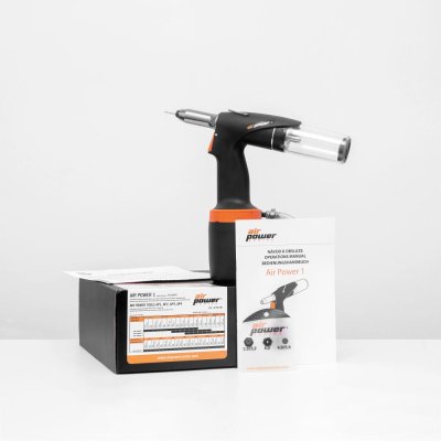 Nýtovačka na trhací nýty airPower 1 Zdvih 17 mm 7,3 kN pneumaticko- hydraulická Goebel - obrázek