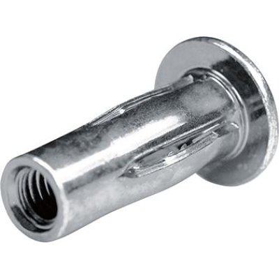 Matice na trhací nýty ocel Plochá kulatá hlava M8 Upínací rozsah: 3,0 - 5,5 mm Goebel