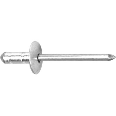 Vícerozsahový trhací nýt Hliník/ocel, velká hlava K16 - 4,8 x 10 mm Goebel