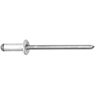 Vícerozsahový trhací nýt Hliník/VA, plochá kulatá hlava 4,0 x 10 mm Goebel