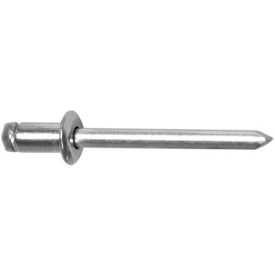 Trhací nýt, hliník/ocel Plochá kulatá hlava 5,0 x 30 mm Goebel