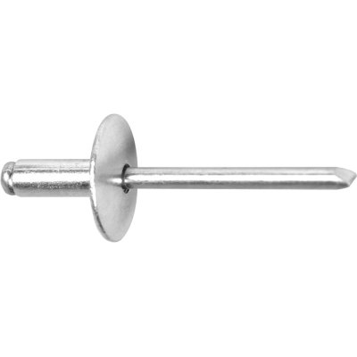 Trhací nýt, hliník/ocel Velká hlava K14 5,0 x 16 mm Goebel