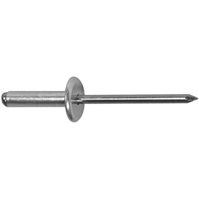 Trhací nýt hliník/VA Velká hlava 5,0 x 20 mm Goebel