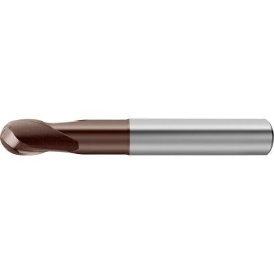 Rádiusová fréza z masivn. tvrdokovu 0,8mm Z2 Perrox typ H v.n. krátká G-Mold 65 B GÜHRING