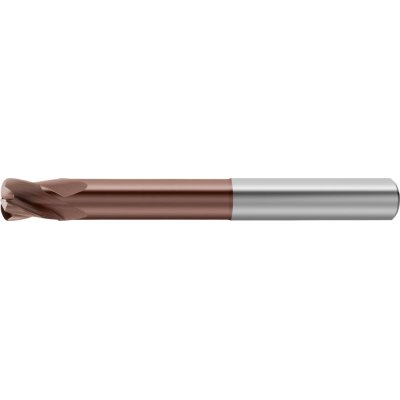 Fréza High-Feed tvrdokov 4 mm Z4 vnitřní chlazení Perrox typ H extra dlouhá G-Mold 65HF GÜHRING