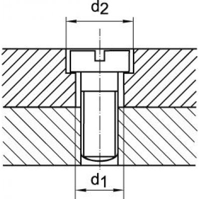 Krátký stupňovitý vrták HSS Průchozí otvor 180° M3 FORMAT - obrázek