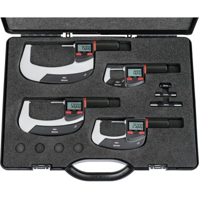 Sada digitálních mikrometrů MICROMAHR 40 EWRi-L IP65 0-100 mm Integrated-Wireless MAHR