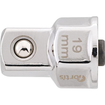 Adaptér pro nástrč. klíče 19mm pro 1/2" FORTIS