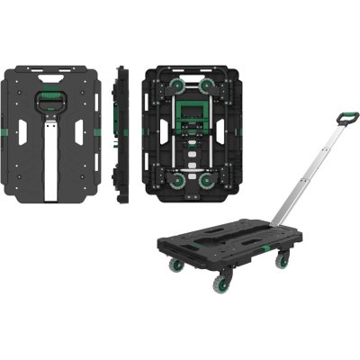 Univerzální transportní vozík 620x450mm, 137Kg Plast 77 mm s rukojetí FORTIS