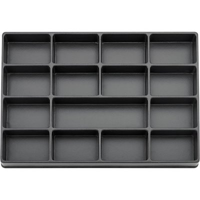 Modul pro nástroje 3/3 prázdný 15 přihrádek plastový FORTIS