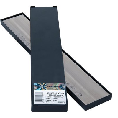 Kovové fólie, deskový materiál nerez, 150x500x2,0mm 5BL/P H+S