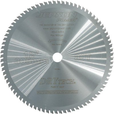 Pilový kotouč z tvrdokovu Drytech D=305x25,4x2,2 mm 80Z na tenkostěnnou ocel Jepson