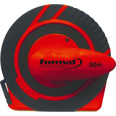 Měřicí pásmo polyamidové 30 m x 15 mm s rukojetí Začátek pásma A FORMAT - obrázek
