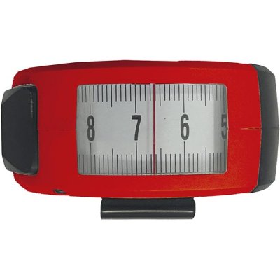 Kapesní svinovací metr 5 m x 19 mm, bílý, průzor FORMAT - obrázek