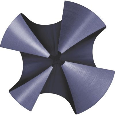 Kuželový záhlubník DIN335C HSS90 stupňů 16,5 mmTiAlN se 4 nerovnoměrně rozd. břity,trojp. stopka - obrázek