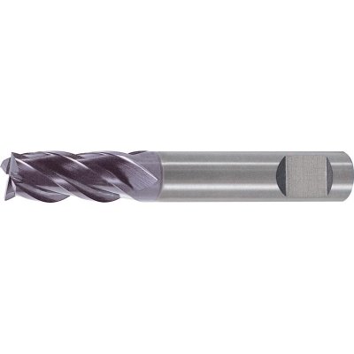 Stopková fréza z masivního tvrdokovu 2,5mm krátká HB Z4 TiAlN Werksnorm FORMAT