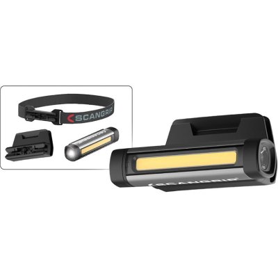 Aku čelová svítilna Flex Wear Kit 75-150 lumenů Scangrip - obrázek