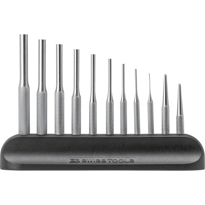 Sada průbojníků a sada vytloukačů závlaček 11 ks Safety PB Swiss Tools