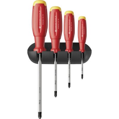 Sada šroubováků 4 ks PH v nástěnném držáku SwissGrip EVO PB Swiss