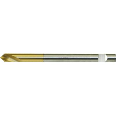 Návrtový vrták NC dlouhý DIN1835 HSSCo5 TiN tvar B 90° válcová stopka 6,0mm FORMAT