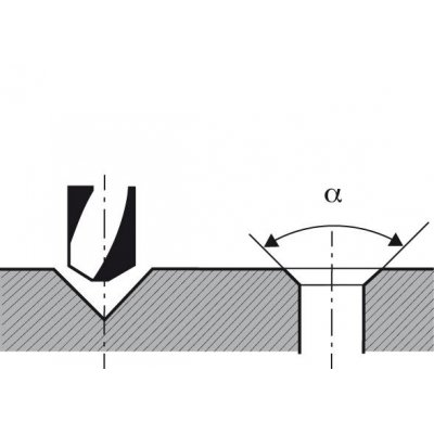 Návrtový vrták NC tvrdokov TiALN DIN6535 stopka HB 90° 6mm FORMAT - obrázek