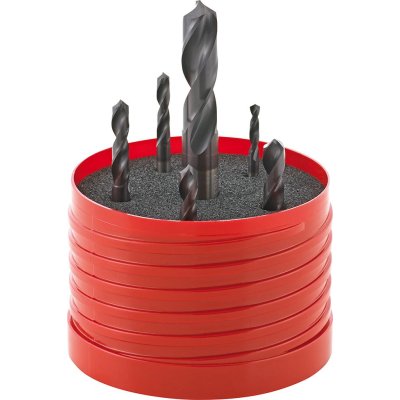 Spirálový vrták D6539N VHM TiALN sada 3 - 10 mm FORMAT