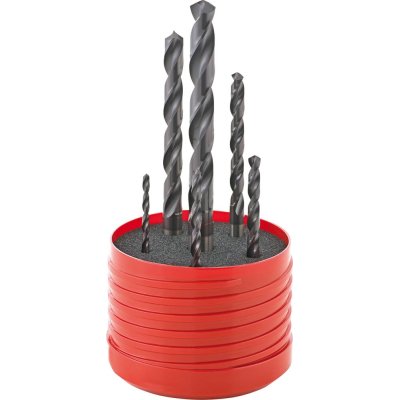 Spirálový vrták DIN338 N VHM TiALN sada KL 2,5 - 8,5 mm FORMAT