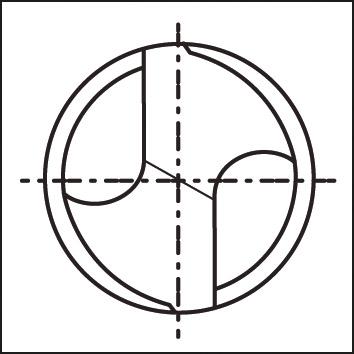 Spirálový vrták DIN345 HSS-Co5 vybroušený typ INOX stopka MK 18,75mm GÜHRING - obrázek