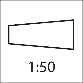 Kuželový ruční výstružník DIN9 HSS 13,0 mm FORMAT - obrázek
