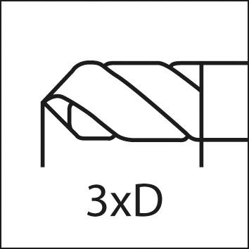 Krátký vrták DIN6539 tvrdokov bez povlaku, typ N válcová stopka 4,40mm FORMAT - obrázek