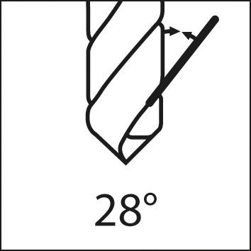 Spirálový vrták SL tvrdokov Z3 stopka HA 5xD 4,50 mm GÜHRING - obrázek